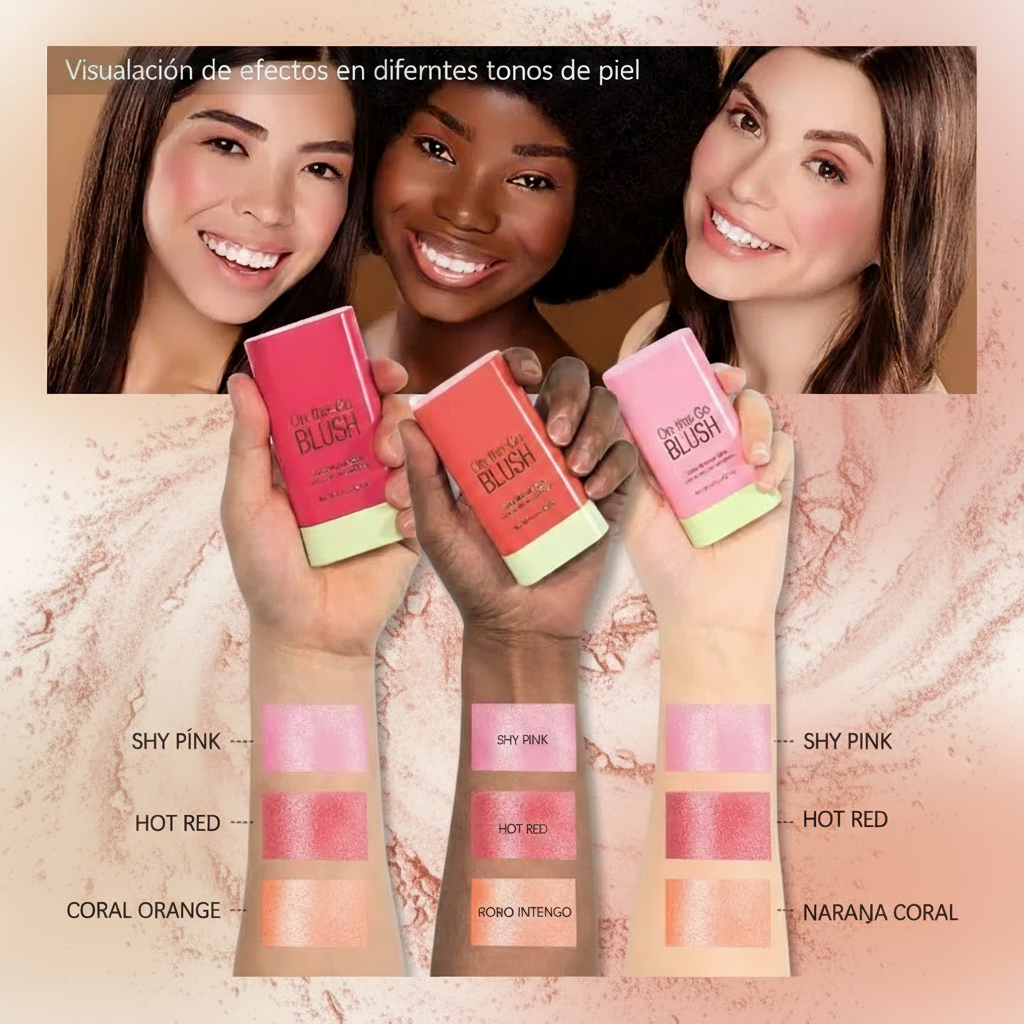 🏷️ Barra Color 3 en 1 | Maquillaje completo en segundos