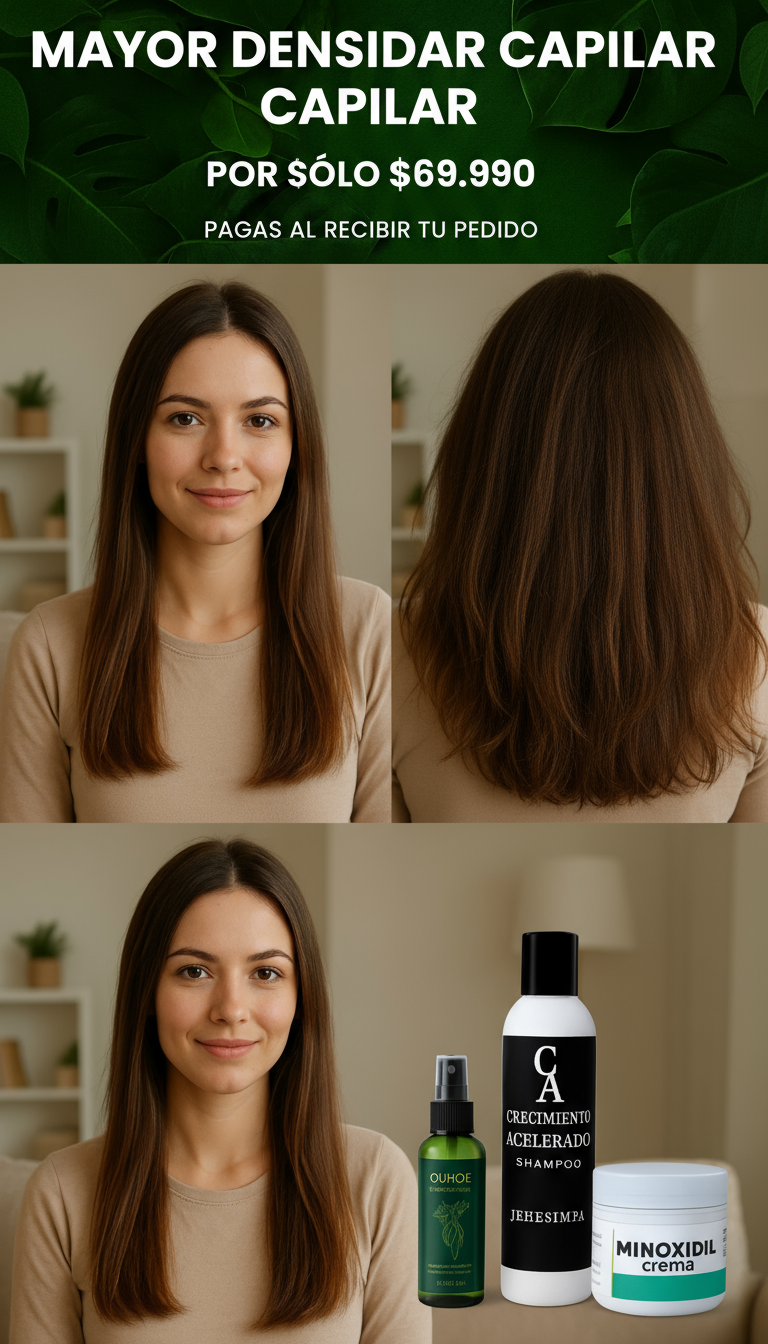 KIT CAPILAR PRO | Activa, fortalece y acelera el crecimiento 3X