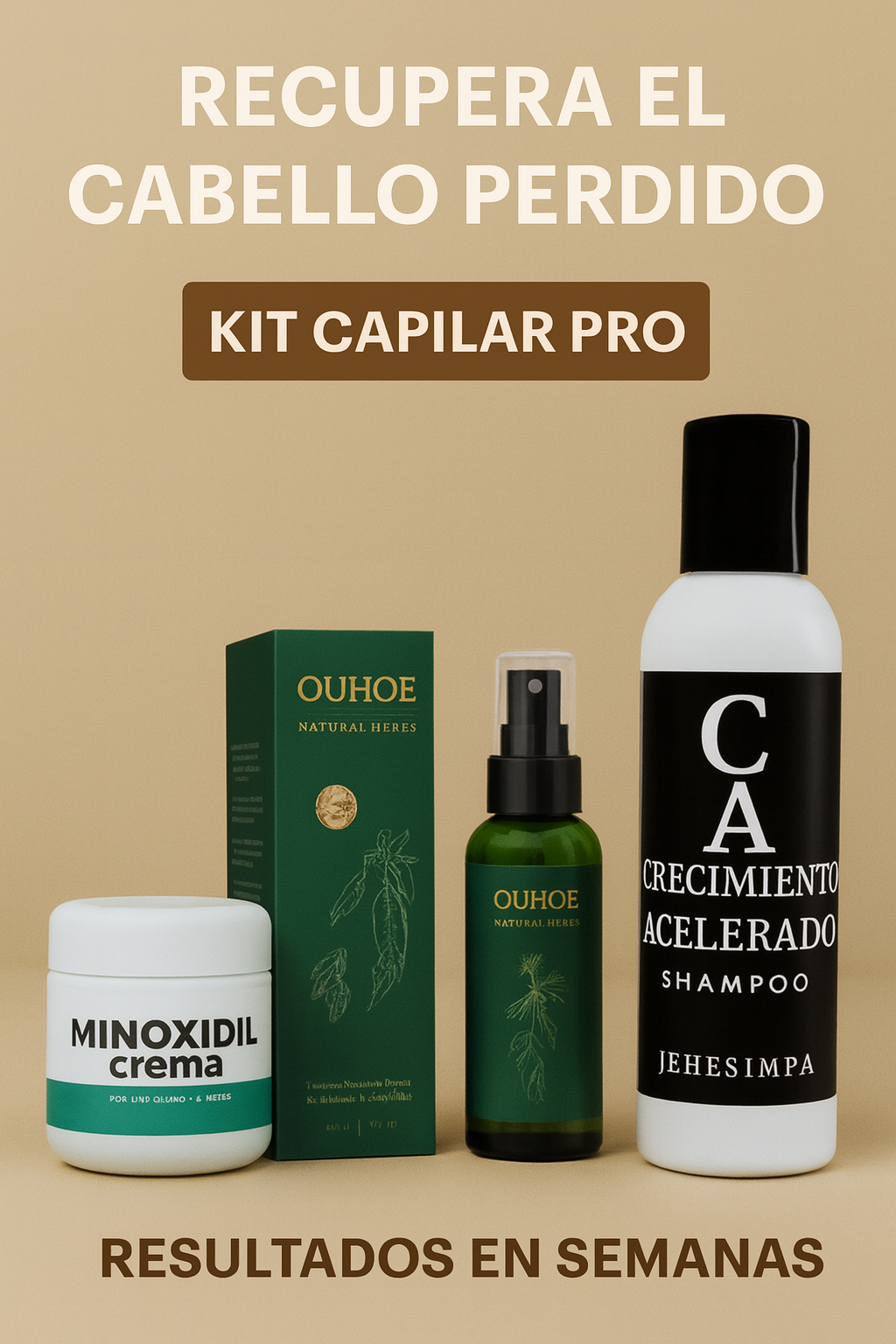 KIT CAPILAR PRO | Activa, fortalece y acelera el crecimiento 3X